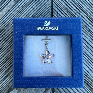 Swarovski Sterling Silver Flower Necklace